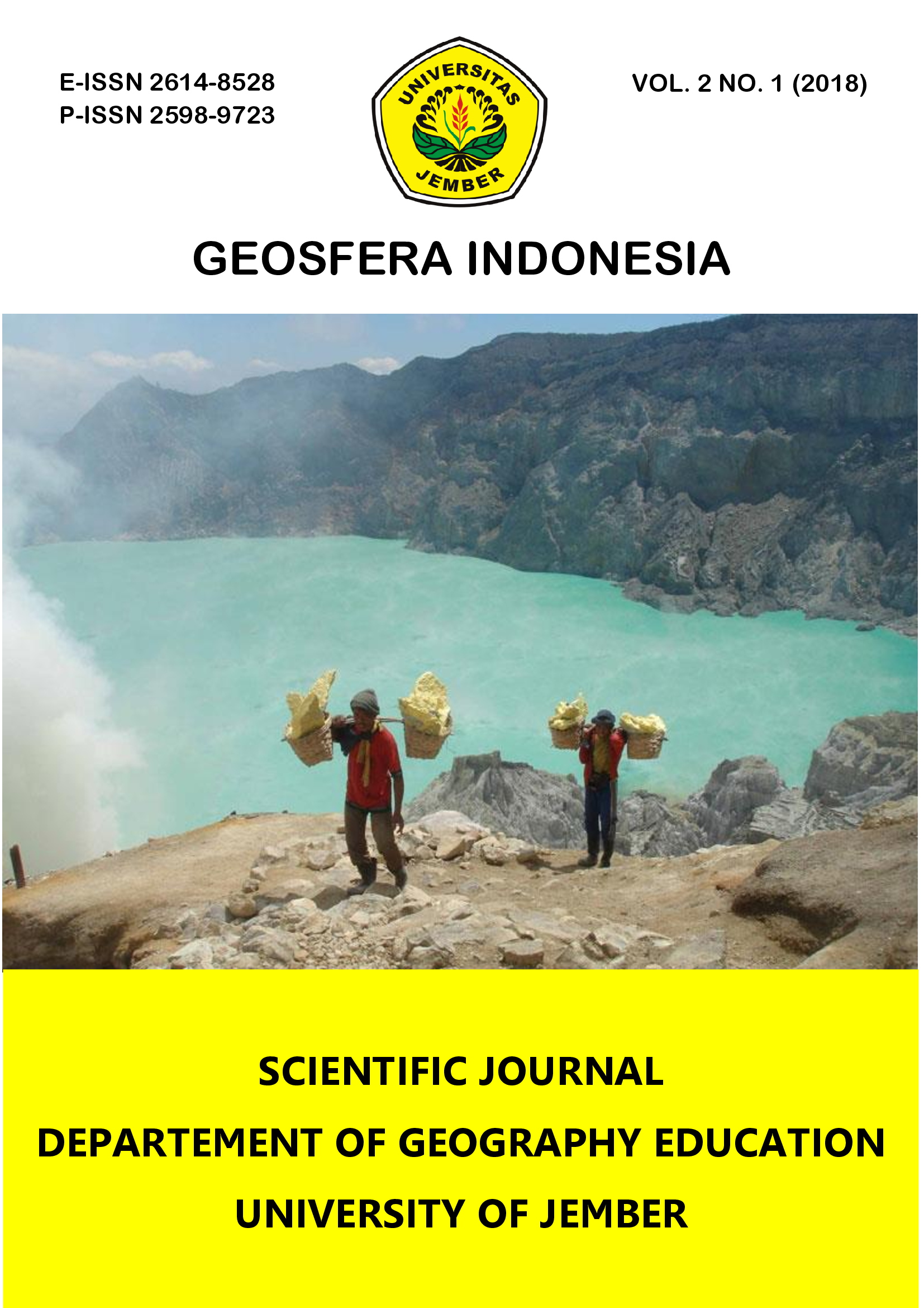 Vol 2 No 1 (2018): GEOSFERA INDONESIA